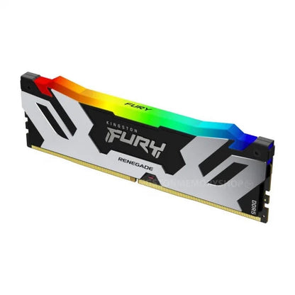 Kingston FURY Renegade RGB 32GB (16GBx2) DDR5 6000MT/s Silver/Black DIMM  Microcenter India