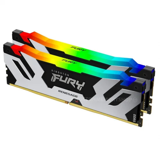 Kingston FURY Renegade RGB 32GB (16GBx2) DDR5 6000MT/s Silver/Black DIMM  Microcenter India