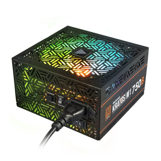 Gamdias Kratos M1-750B RGB 750 Watt 80 Plus Bronze SMPS