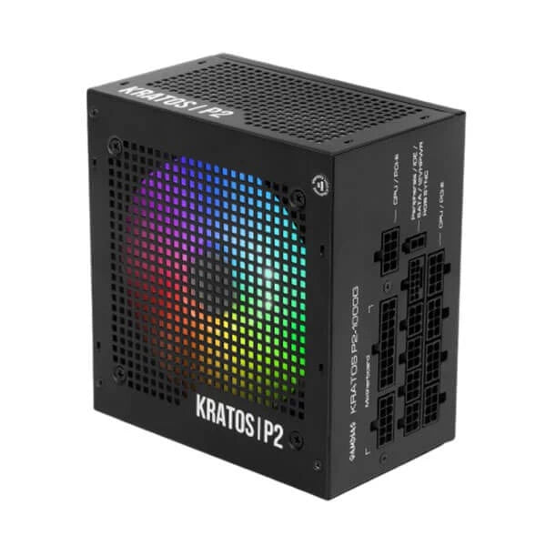 Gamdias Kratos P2-1000G RGB 1000 Watt 80 Plus Gold ATX 3.0 SMPS  Microcenter India