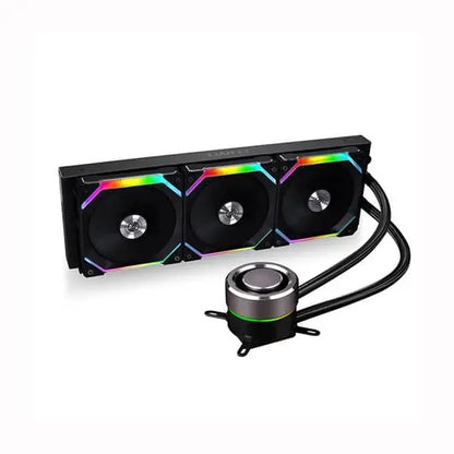 Lian Li Galahad 360 ARGB CPU Liquid Cooler With Uni Fan SL Edition (Black)  Microcenter India