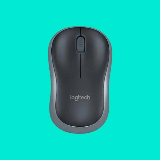 Logitech M185 Grey Wireless Mouse: Compact Performance with Effortless Precision  Microcenter India
