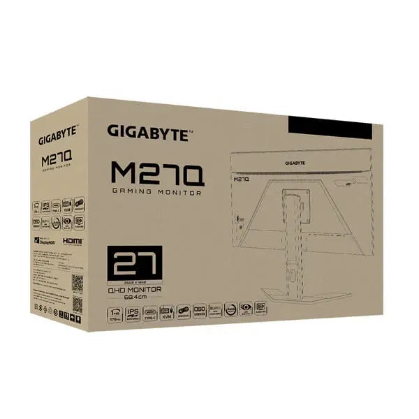 Gigabyte M27Q (Rev. 2.0) 27 Inch Gaming Monitor 