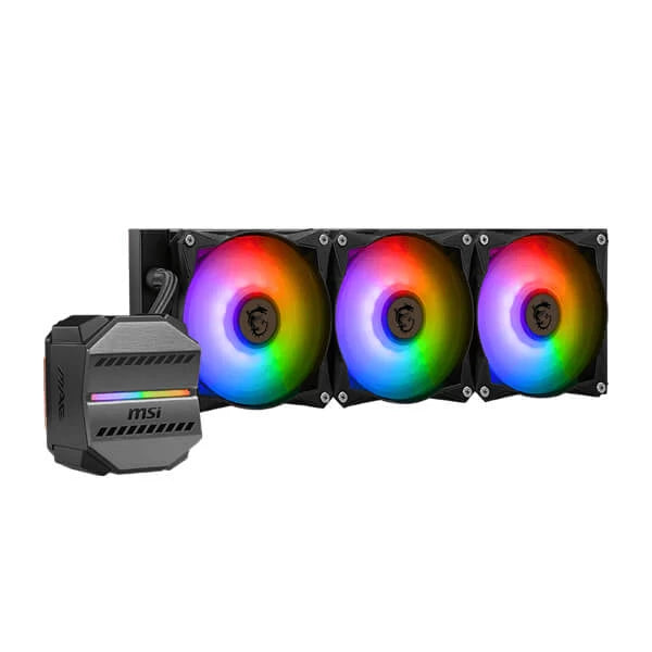 MSI MAG Coreliquid M360 ARGB 360mm CPU Liquid Cooler Black  Microcenter India