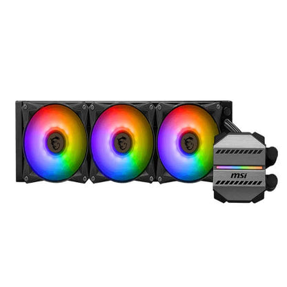 MSI MAG Coreliquid M360 ARGB 360mm CPU Liquid Cooler Black  Microcenter India