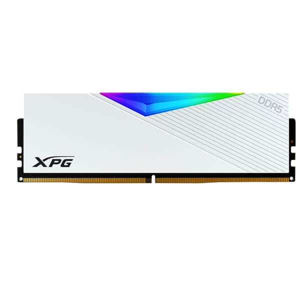 Adata XPG Lancer RGB 32GB (32GBx1) DDR5 6000MHz Desktop RAM (White)  Microcenter India
