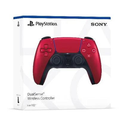 PS5 DualSense Controller Sony Metallic Red with Haptic Feedback - Microcenter India.
