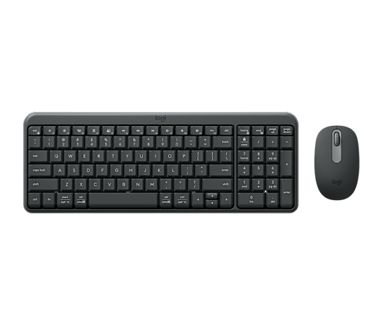 Logitech MK251 compact Bluetooth wireless keyboard and mouse combo in graphite