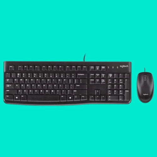 Logitech MK120 Wired Keyboard and Mouse Combo - Microcenter India.