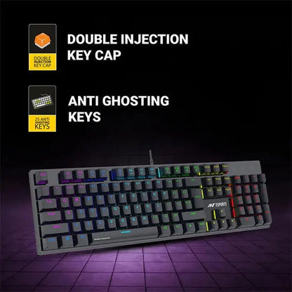 Ant Esports MK3400 Pro V3 Mechanical Gaming Keyboard Outemu Blue Switches  Microcenter India