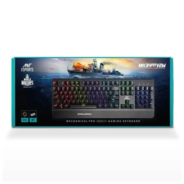 Ant Esports MK3400V2W Mechanical Gaming Keyboard Outemu Blue Switches  Microcenter India