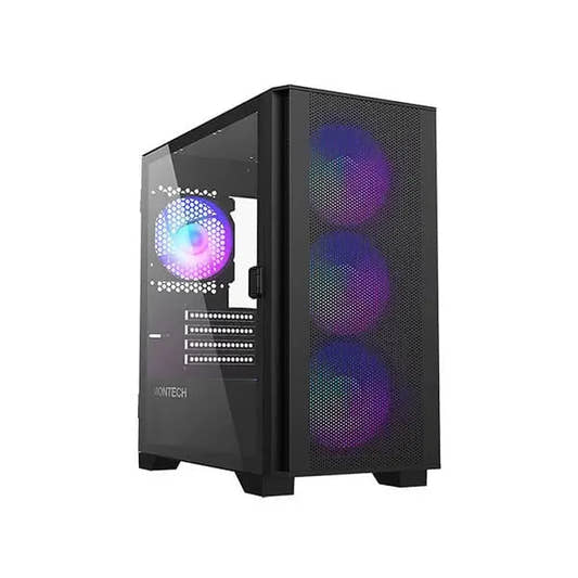 Montech Air 100 Mesh ARGB (M-ATX) Mini Tower Cabinet (Black)  Microcenter India