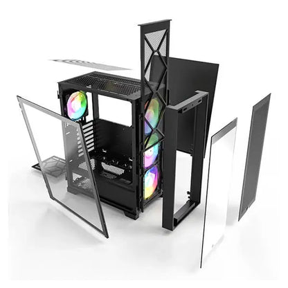 Montech AIR 1000 Premium ARGB (ATX) Cabinet (Black)  Microcenter India