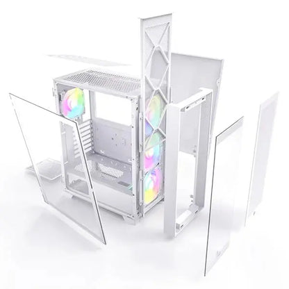 Montech AIR 1000 Premium ARGB (ATX) Cabinet (White)  Microcenter India