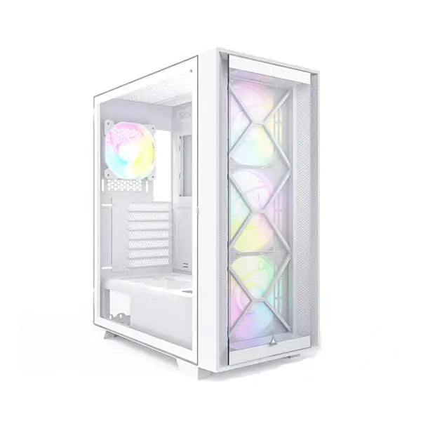 Montech AIR 1000 Premium ARGB (ATX) Cabinet (White)  Microcenter India