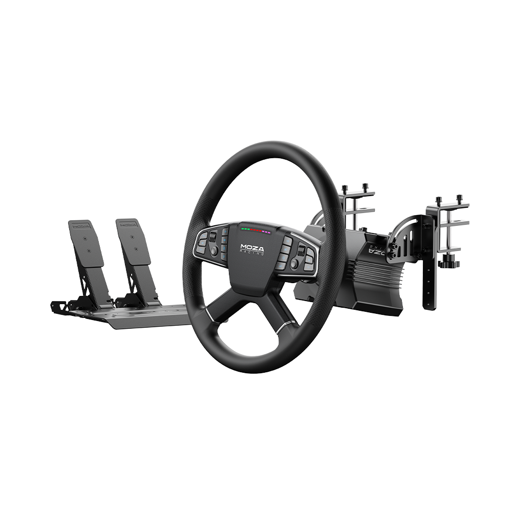 MOZA Truck Driving Simulator bundle with 400mm TSW truck wheel