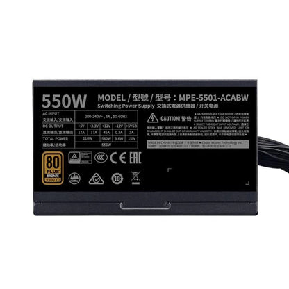 Cooler Master MWE 550 V2 80 Plus Bronze SMPS  Microcenter India
