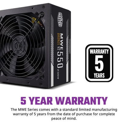 Cooler Master MWE 550 V2 80 Plus Bronze SMPS  Microcenter India