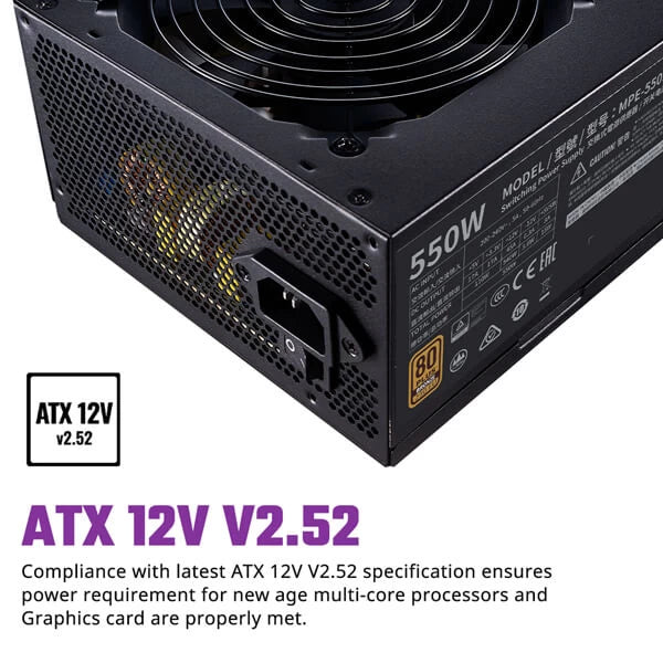Cooler Master MWE 550 V2 80 Plus Bronze SMPS  Microcenter India
