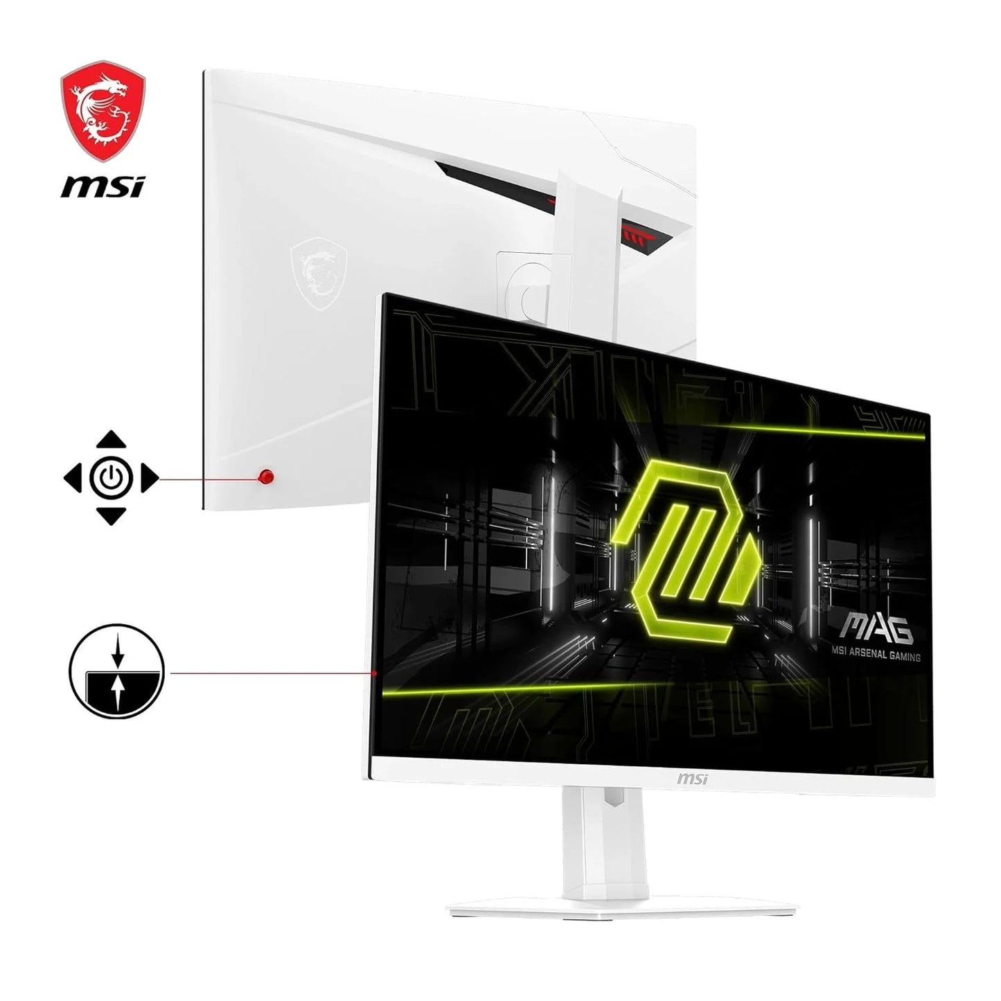 MSI MAG 274QRFW 27 Inch Monitor  Microcenter India