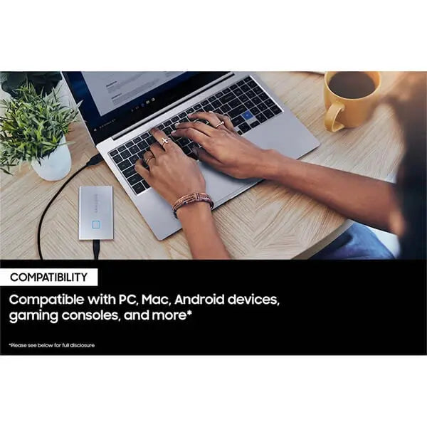 Samsung T7 Touch Black 1TB Portable External SSD  Microcenter India