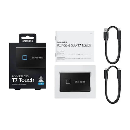 Samsung T7 Touch Black 1TB Portable External SSD  Microcenter India