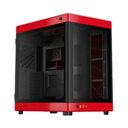 Gamdias Neso P1 BR (E-ATX) Full Tower Cabinet (Black And Red)  Microcenter India