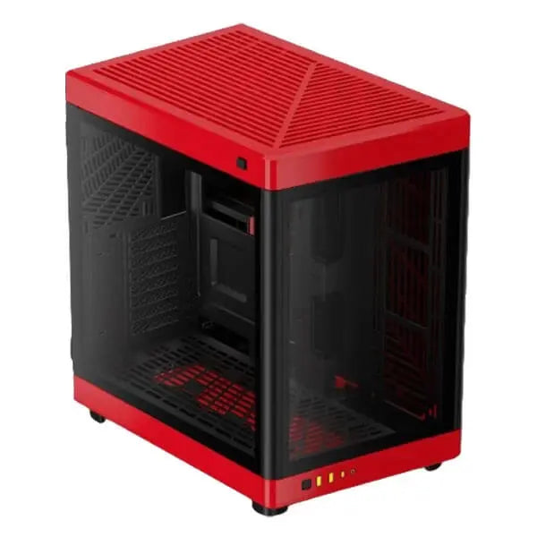 Gamdias Neso P1 BR (E-ATX) Full Tower Cabinet (Black And Red)  Microcenter India