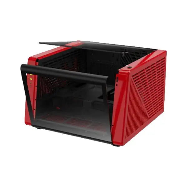Gamdias Neso P1 BR (E-ATX) Full Tower Cabinet (Black And Red)  Microcenter India
