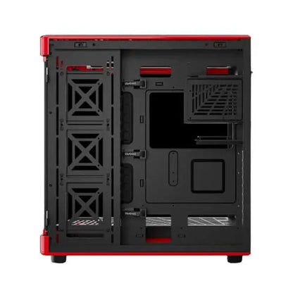 Gamdias Neso P1 BR (E-ATX) Full Tower Cabinet (Black And Red)  Microcenter India