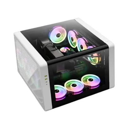 Gamdias Neso P1 BW (E-ATX) Full Tower Cabinet (Black And White)  Microcenter India