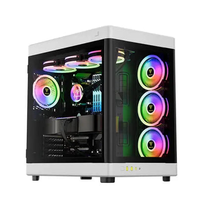 Gamdias Neso P1 BW (E-ATX) Full Tower Cabinet (Black And White)  Microcenter India