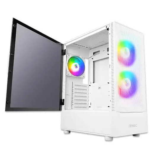Antec NX410 V2 ARGB (ATX) Mid Tower Cabinet (White)  Microcenter India