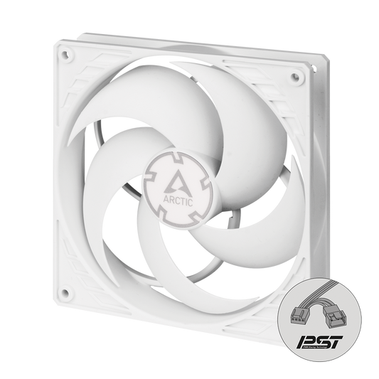 ARCTIC P14 PWM PST 140mm case fan in white