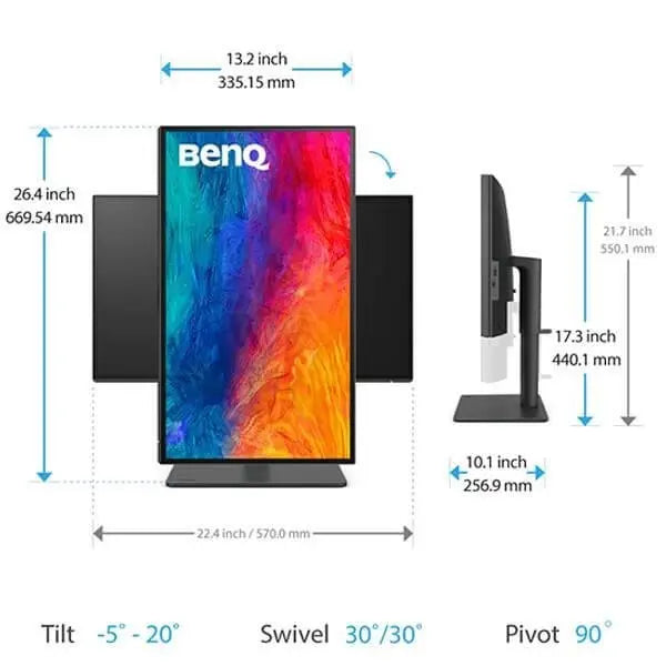BenQ PD2506Q 25 Inch Designer Monitor  Microcenter India