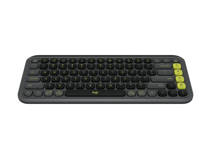 Logitech Pop Keyboard POP Icon Keys Wireless Keyboard Graphite - Green  Microcenter India