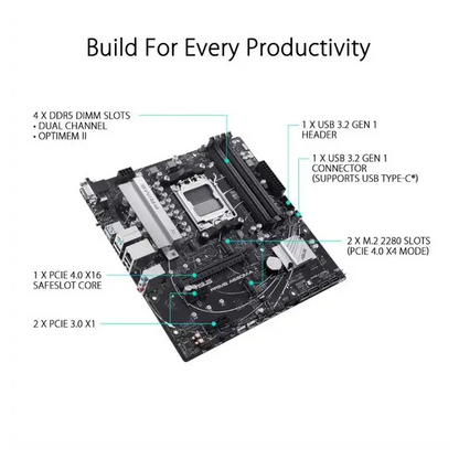 Asus Prime A620M-A Motherboard  Microcenter India