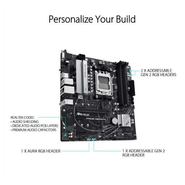 Asus Prime A620M-A Motherboard  Microcenter India