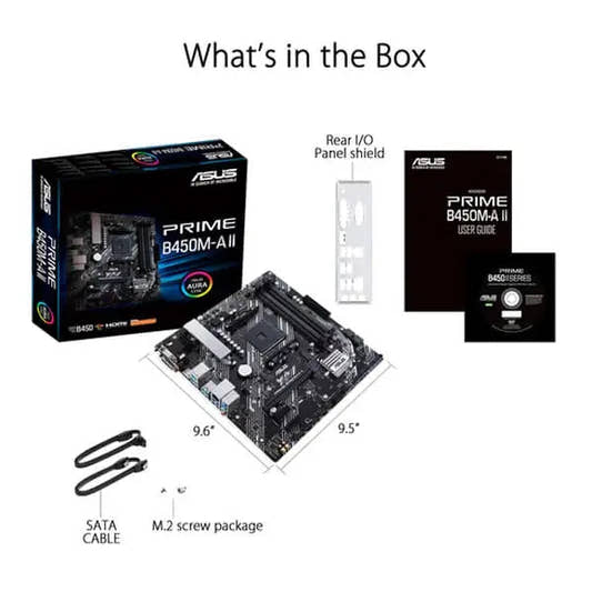 Asus Prime B450M-A II Motherboard 