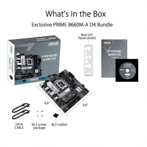 Asus Prime B660M-A D4 Motherboard  Microcenter India