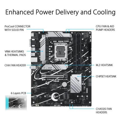 Asus Prime B760-PLUS Motherboard 