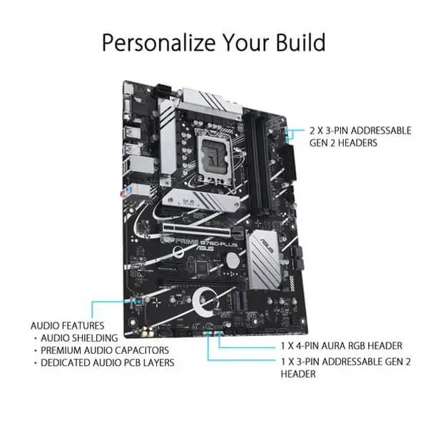 Asus Prime B760-PLUS Motherboard 