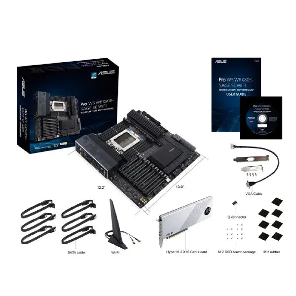 Asus Pro WS WRX80E-SAGE SE WIFI Workstation Motherboard  Microcenter India