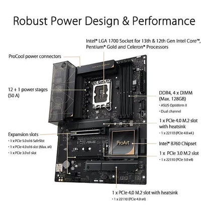Asus ProArt B760 Creator D4 Motherboard  Microcenter India