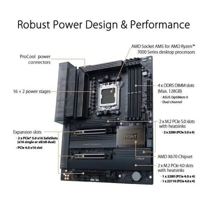 Asus ProArt X670E Creator WiFi Motherboard  Microcenter India