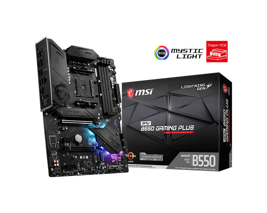 MSI MPG B550 GAMING PLUS B550 AM4 Motherboard