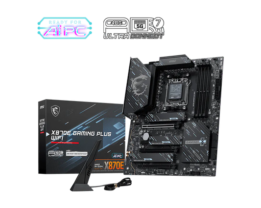 MSI MPG X870E GAMING PLUS WIFI X870E AM5 Motherboard