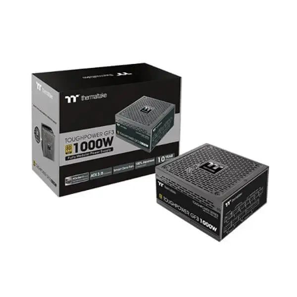 Thermaltake Toughpower GF3 1000 Watt ATX 3.0 80 Plus Gold SMPS 