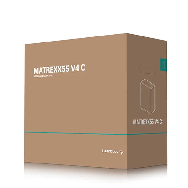 DeepCool Matrexx 55 V4 C ARGB (ATX) Mid Tower Cabinet Black  Microcenter India