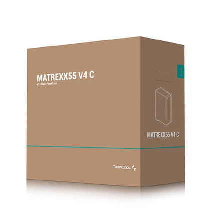 DeepCool Matrexx 55 V4 C ARGB (ATX) Mid Tower Cabinet Black  Microcenter India